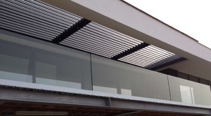 glazen balustrade