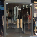 glazen voordeur winkel