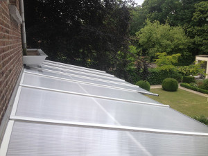 polycarbonaatplaten in koepel