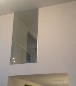 tussenwand in glas als valbeveiliging