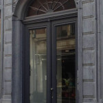 voordeur met glas