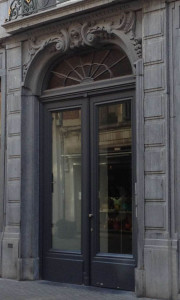 voordeur met glas